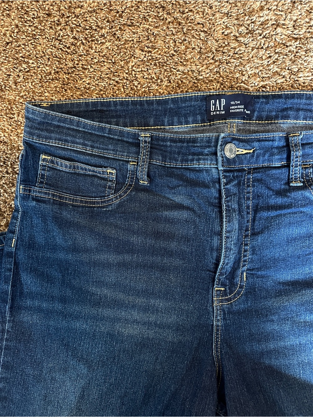 GAP High Rise Favorite Jegging Jeans Size 18/34